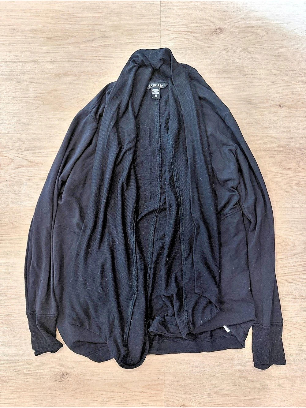 Athleta Women's Black Lightweight Cardigan Size XS Like New